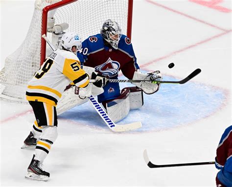 Sidney Crosby dangles, Jeff Carter scores twice in Avalanche’s 5-2 loss to Pittsburgh Penguins